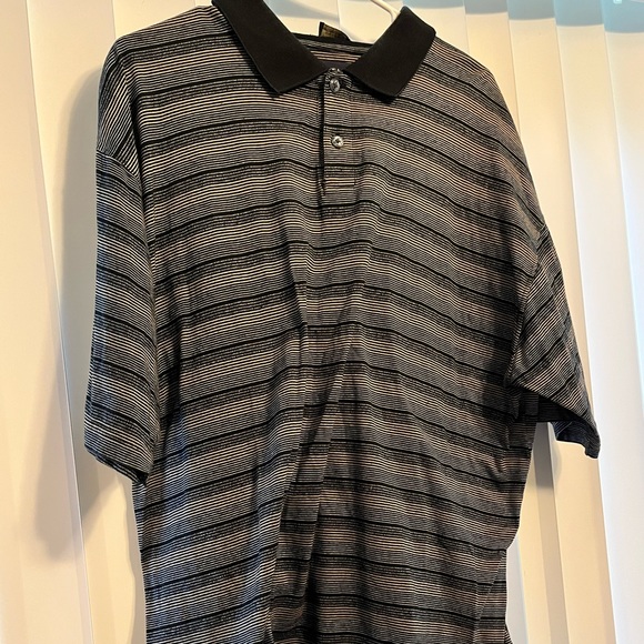 Stripped Marc Edwards Republic Collar T Shirt - Picture 1 of 3